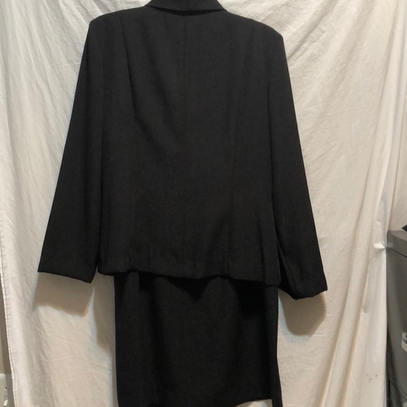 Danny & Nicole Black Jacket & Skirt - Picture 6 of 9